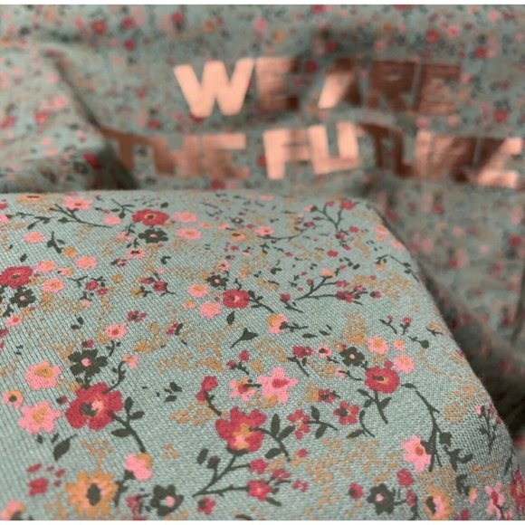 NWT BCBGirls Floral Puff Sleeve Top - Picture 4 of 5